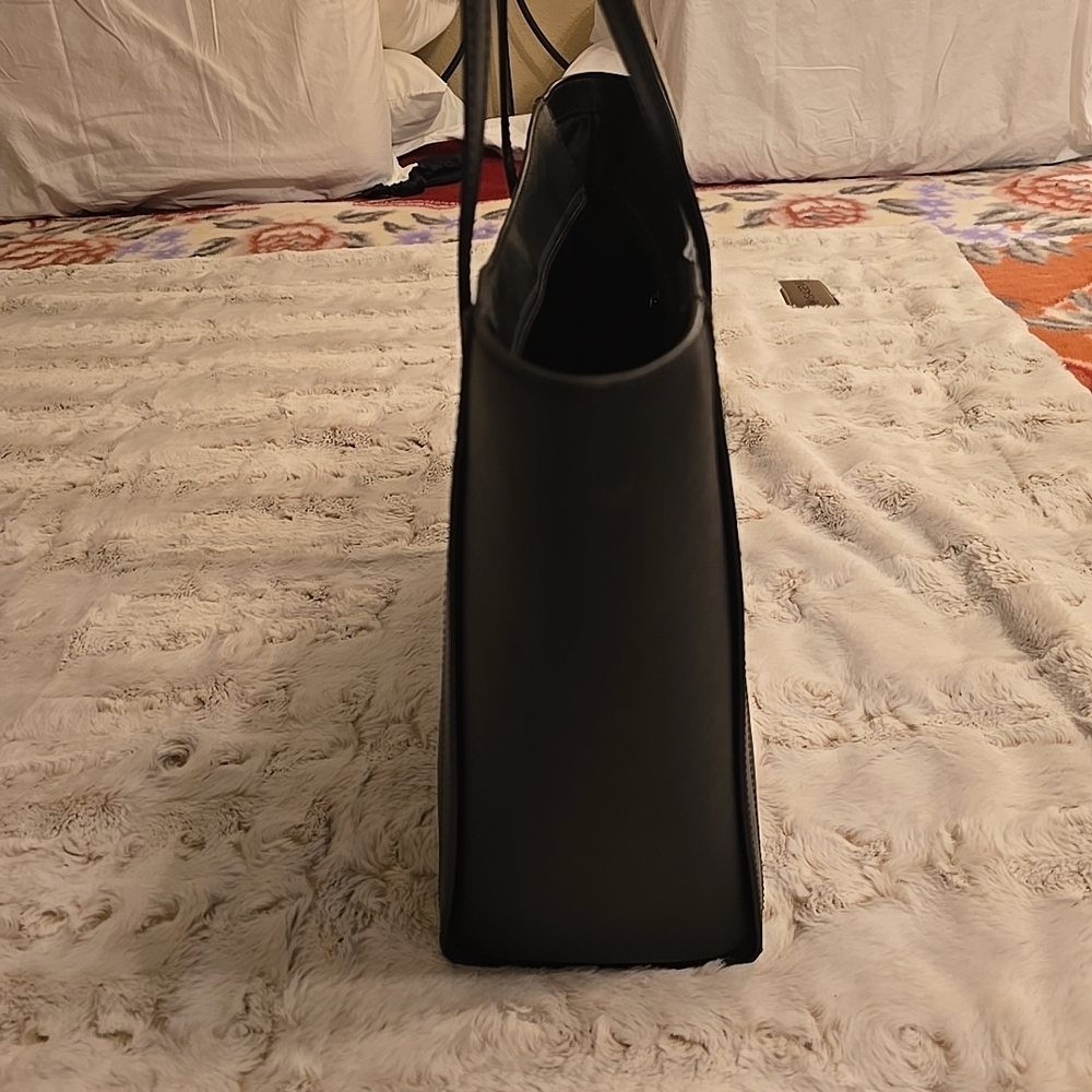 Michael Kors Black Tote with Gold Accent - Picture 2 of 3